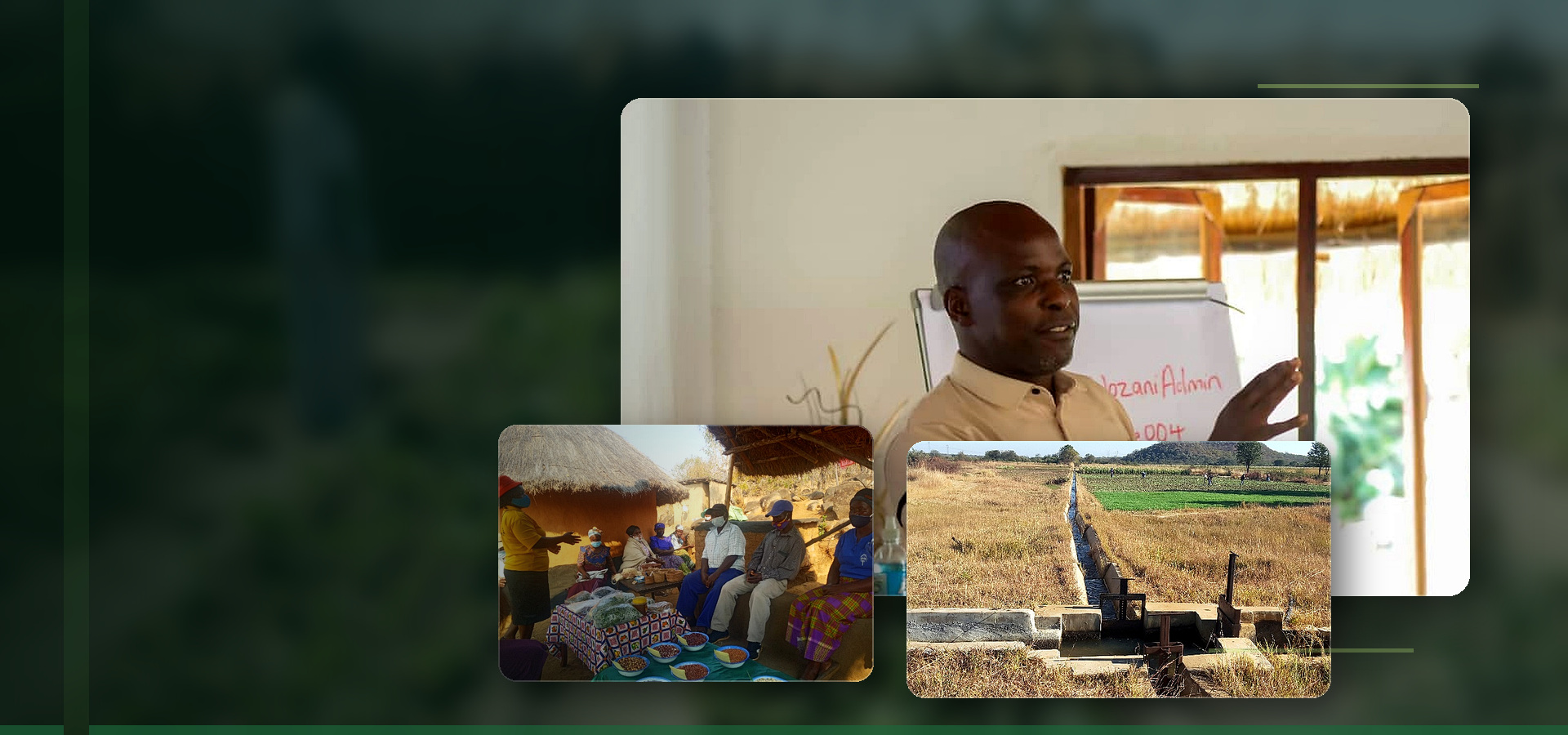 Field consulting, community engagement and agricultural evidence visuals