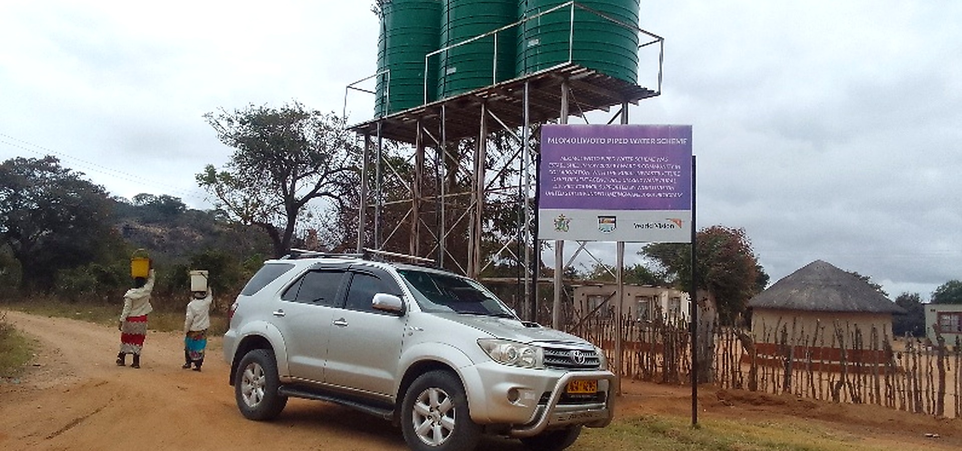 Community water infrastructure and storage tanks