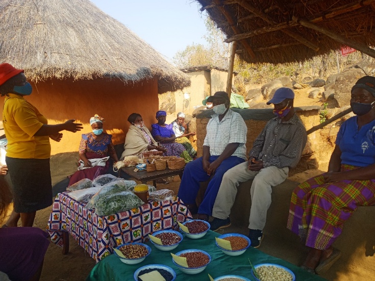 Community discussion with farmers during the TSURO Trust resilience evaluation