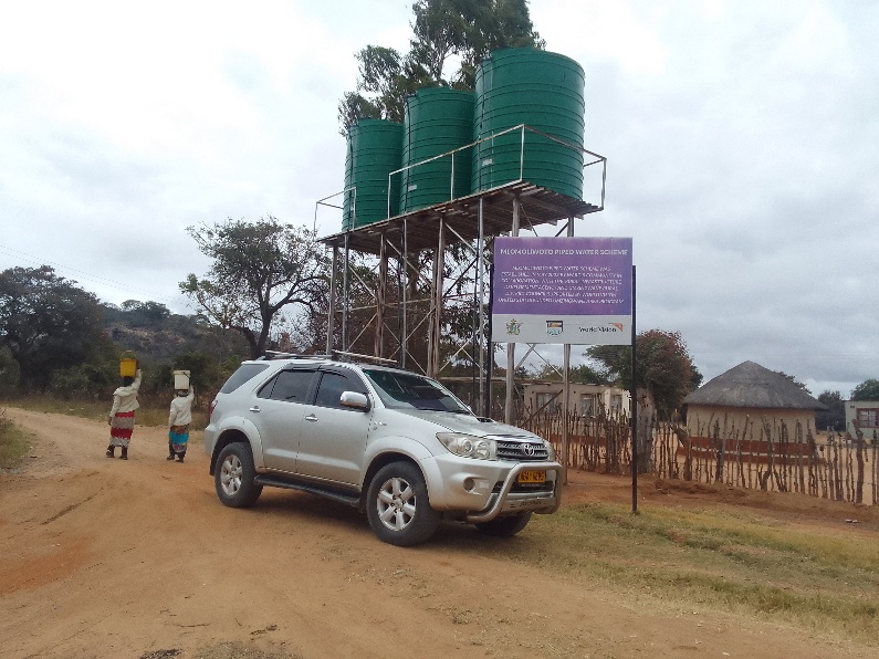 Water infrastructure site for the Umzingwane Area Program evaluation